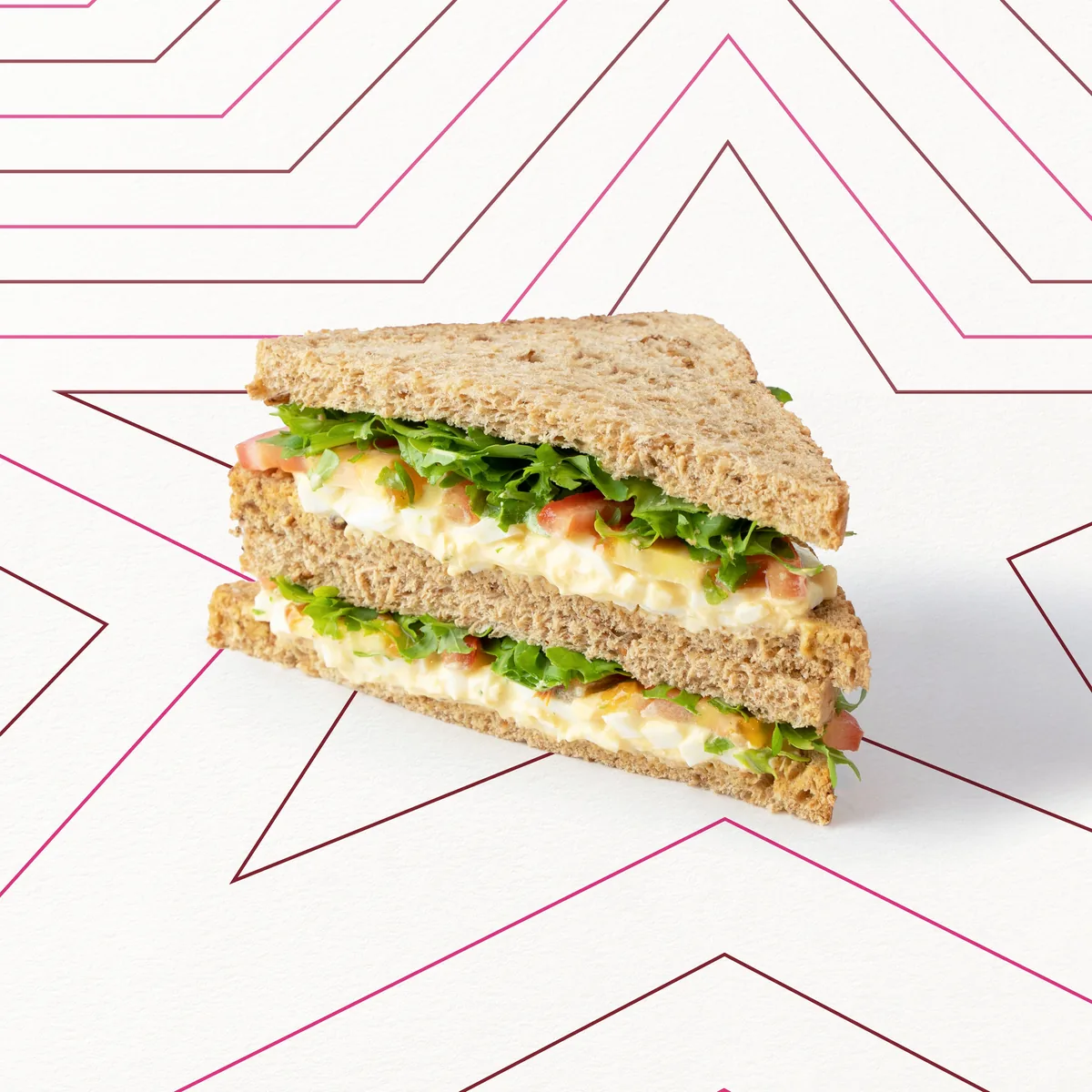 Cracking Egg Sandwich