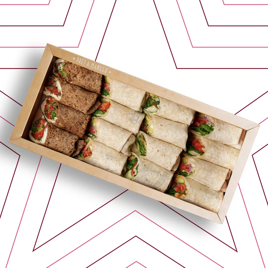 Veggie Salad Wrap Platter